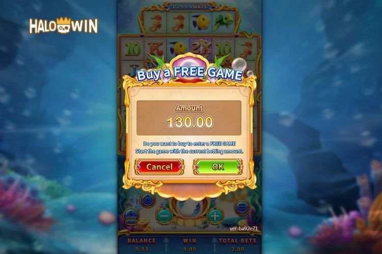 Grand Blue FaChai Slot Feature: Bonus Buy