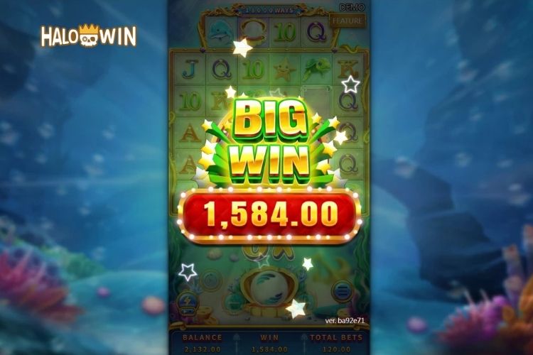 BIG WIN ₱1,584 at Grand Blue Slot Game!