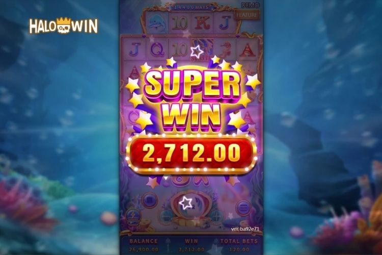 SUPER WIN ₱2,712 at Grand Blue Slot Game!