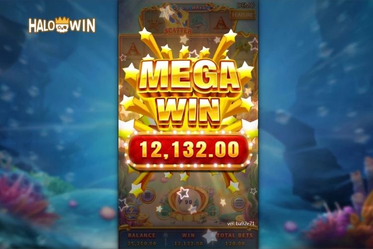 MEGA WIN ₱12,132 at Grand Blue Slot Game!