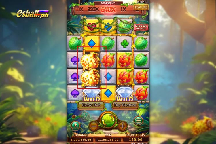 FC Jungle Bang Bang Slot Features: Mystery Symbol's Durian Bomb