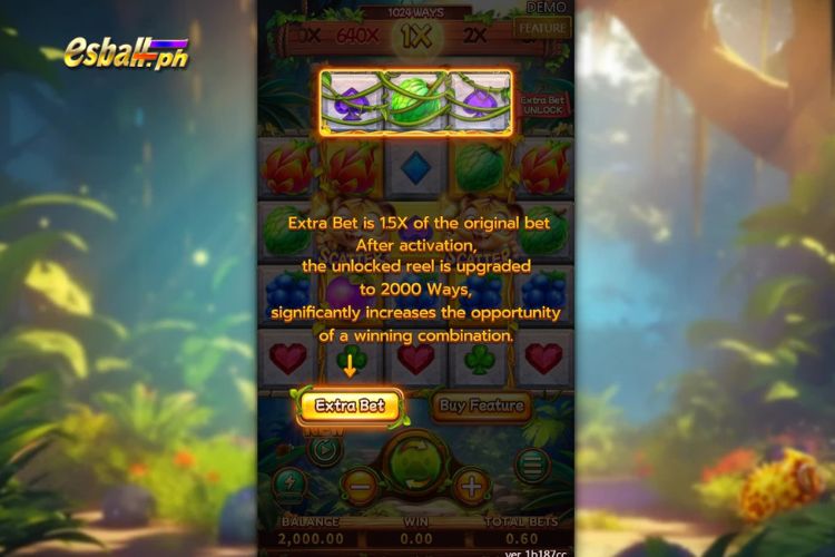 FC Jungle Bang Bang Slot Features: Extra Bets