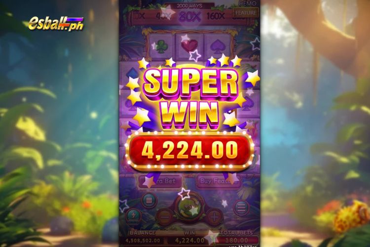 Super Win 4,224 Pesos at FC Jungle Bang Bang Slot!