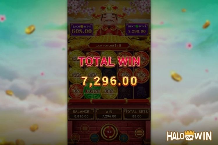 Get 7,296 Pesos in FC Lucky Fortune Hold and Win.