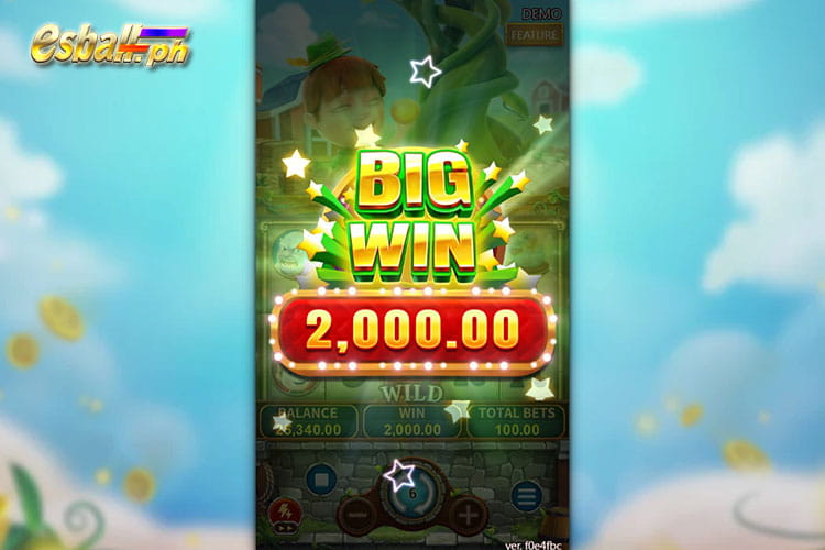 Bet 100 pesos and win 2,000 pesos on FC FaChai Magic Beans Big Win!