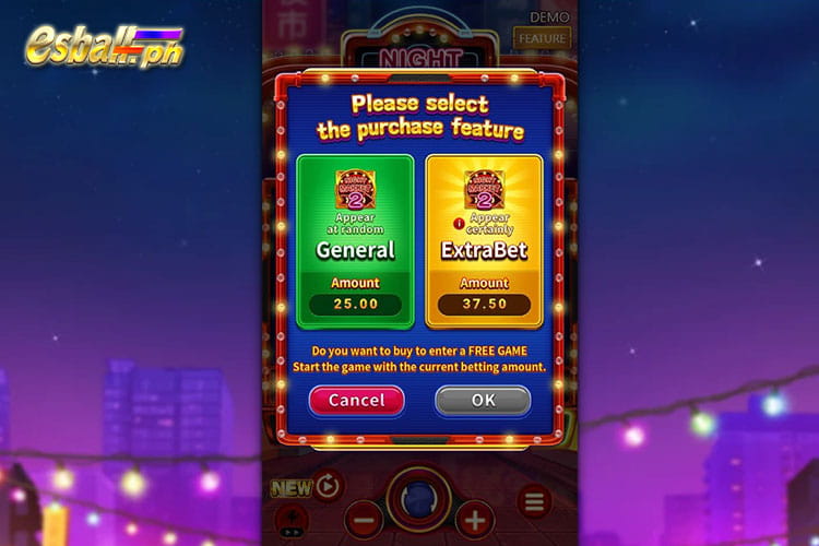 FaChai Night Market 2 Slot Game Special Feature: Buy Feature
