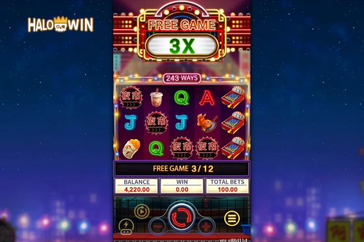 FaChai Night Market Slot Free Spins: Multiplier