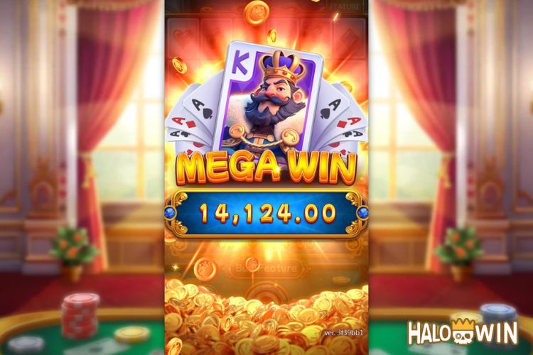 Bet 80 pesos and win 14,124 pesos on Poker Win Big Win.