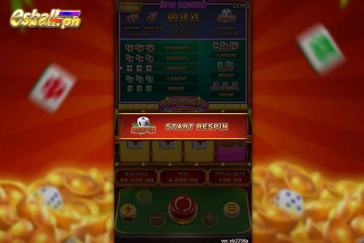 How to Get Pong Pong Hu Slot Spin Reward - START RESPIN