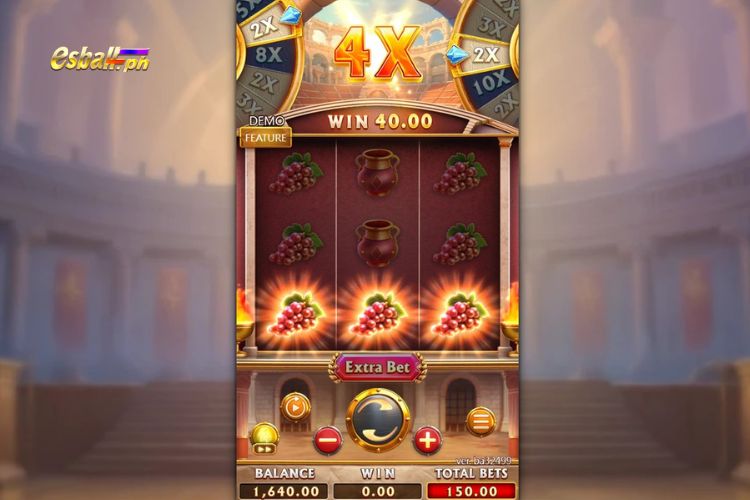 FC Roma Gladiatrix Slot Features: Basic Multiplier