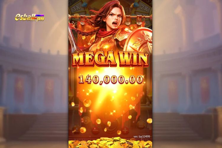 Mega Win ₱140,000 at FC Roma Gladiatrix Slot!