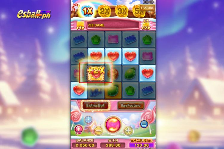Fachai Sugar Bang Bang 2 Slot Features: Golden Candy Base Multiplier