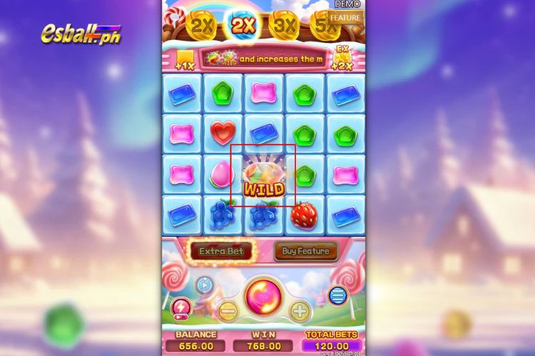 Fachai Sugar Bang Bang 2 Slot Features: Mystery Symbol turns into Wild