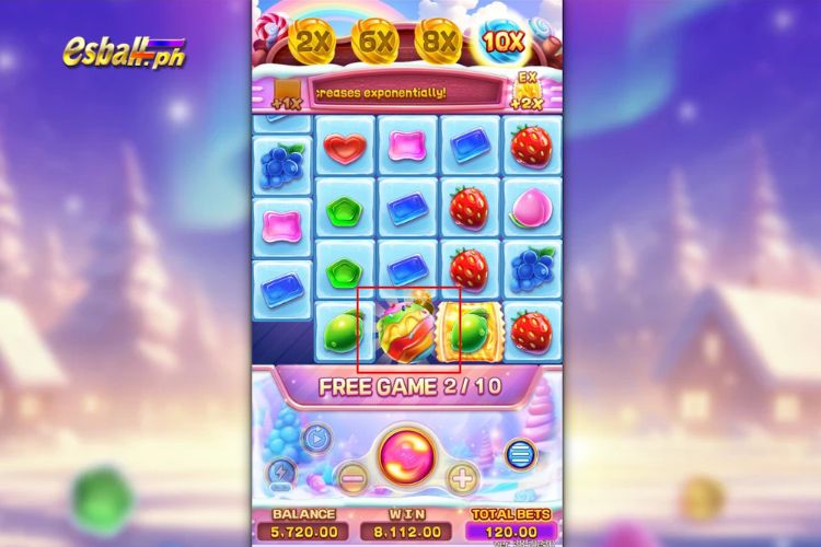 Fachai Sugar Bang Bang 2 Slot Features: Mystery Symbol turns into Bomb