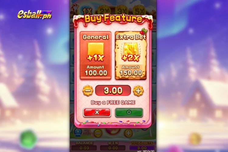 Fachai Sugar Bang Bang 2 Slot Features: Bonus Buy