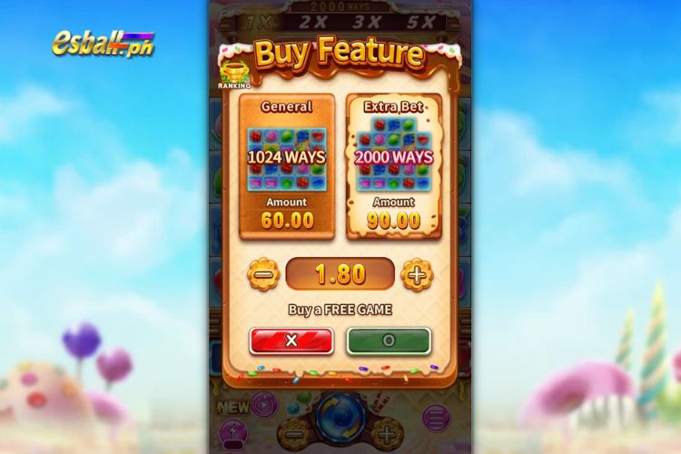 FaChai Sugar Bang Bang Slot Game Special Features: Buy Feature
