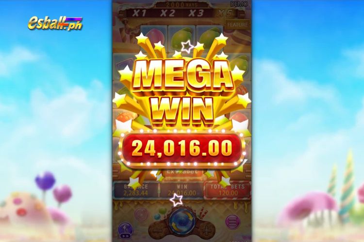Bet 120 pesos on Fachai Sugar Bang Bang Mega Win 24,016 pesos!