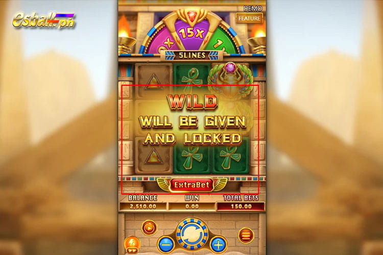 Fachai Treasure Raiders Slot Game Special Features: Extra Bet