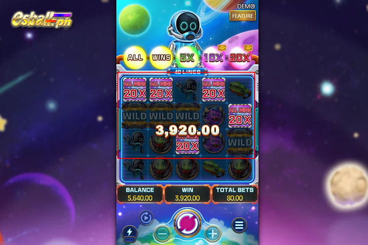 Fachai War Of The Universe Slot Game Special Features: Multiplier for Main Game
