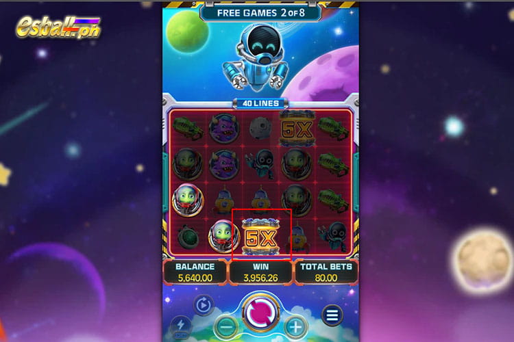 Fachai War Of The Universe Slot Game Special Features: Multiplier for Free Game