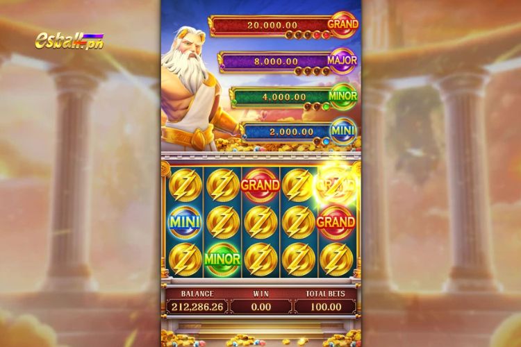 FC Zeus Slot Progressive Jackpot