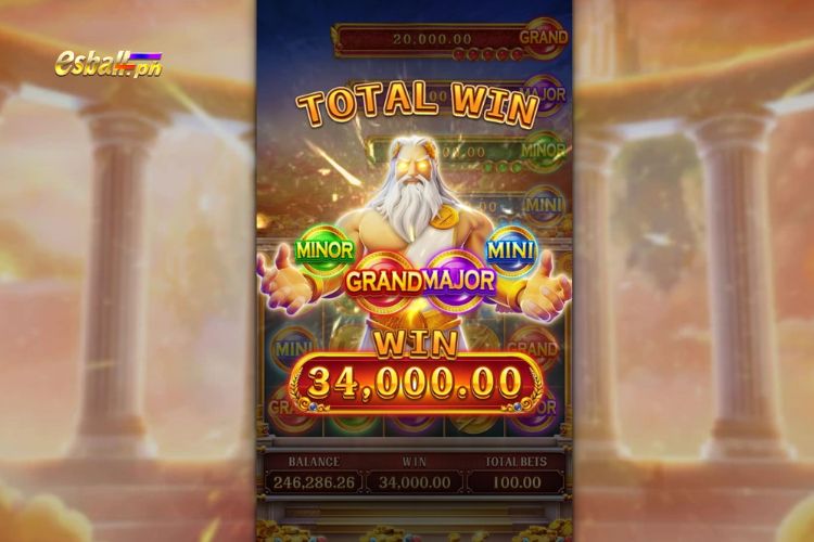 Get ₱34,000 in FC Zeus Slot Progressive Jackpot
