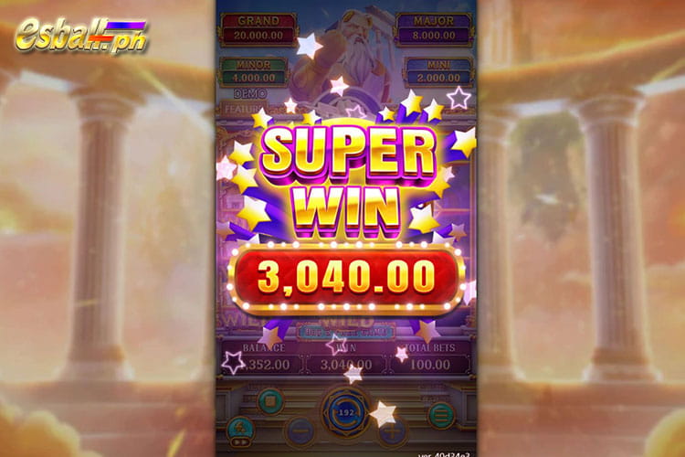Super Win ₱3,040 at FC Zeus Slot!