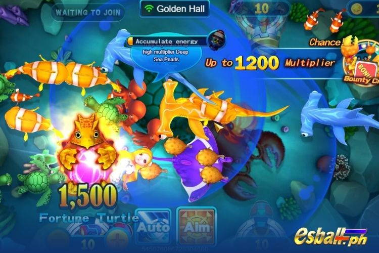 Bet 10 and get a big win 1500 in the JILI Bombing Fishing.