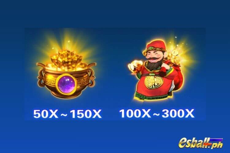 JDB Cai Shen Fishing Game Paytable