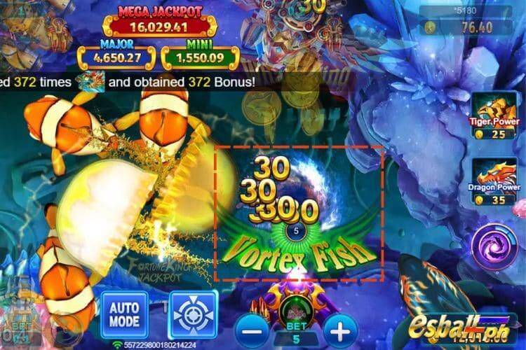 JILI Fortune King Jackpot Fishing Game Special Features