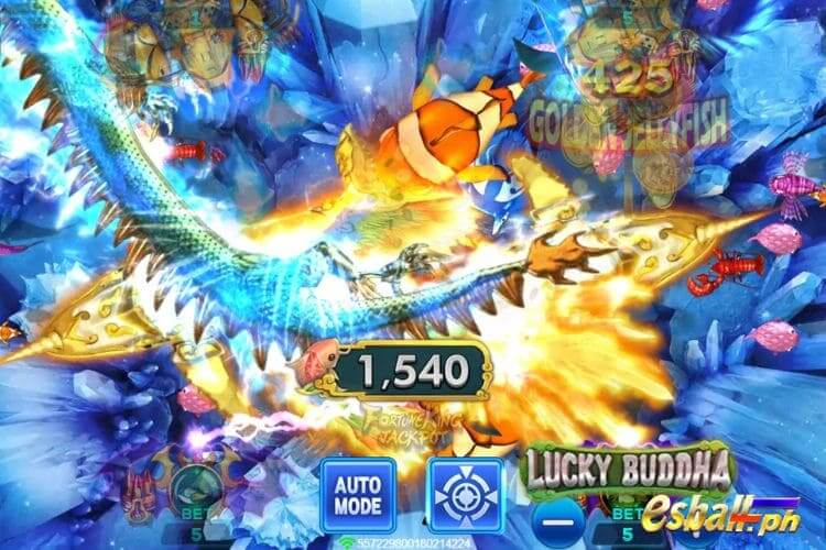 Bet 5 and get a big win 1,540 in Fortune King Jackpot.