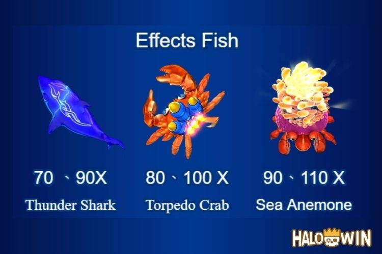 Jackpot Fishing Effects of Fish Jackpot Fishing Effects of Fish