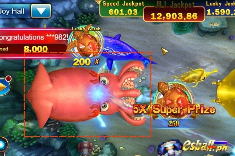 JILI Jackpot Fishing Game Paytable