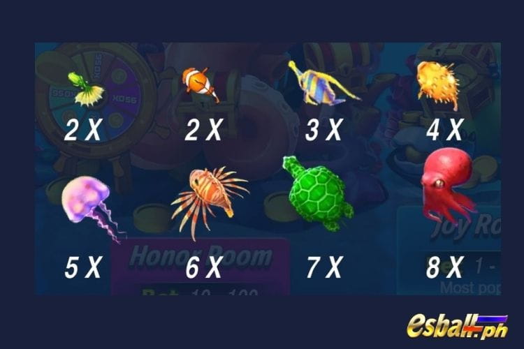 JILI Mega Fishing Paytable JILI Mega Fishing Paytable