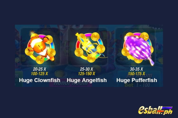 JILI Mega Fishing Paytable JILI Mega Fishing Paytable