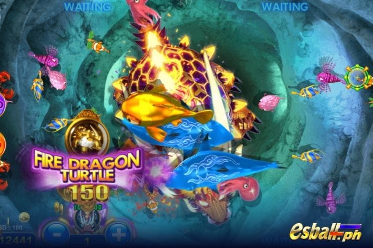 Bet 1 and get a big win 150 in Ocean King 3 Monster Awaken.
