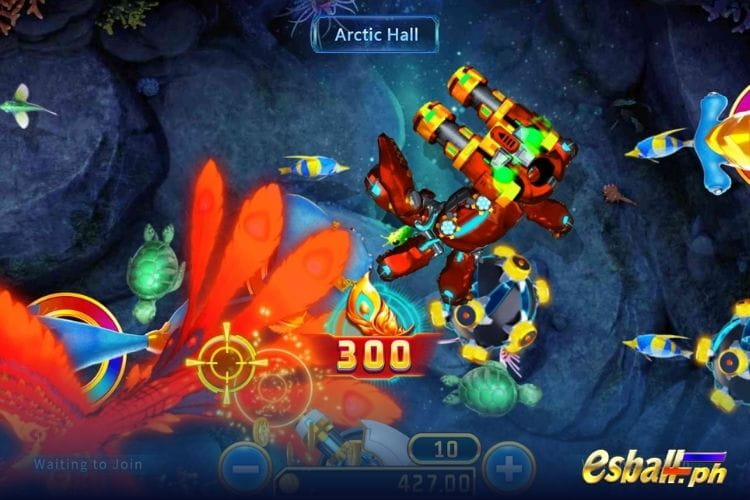 Bet 10 and get a big win 300 in Ocean Phoenix Fishing.
