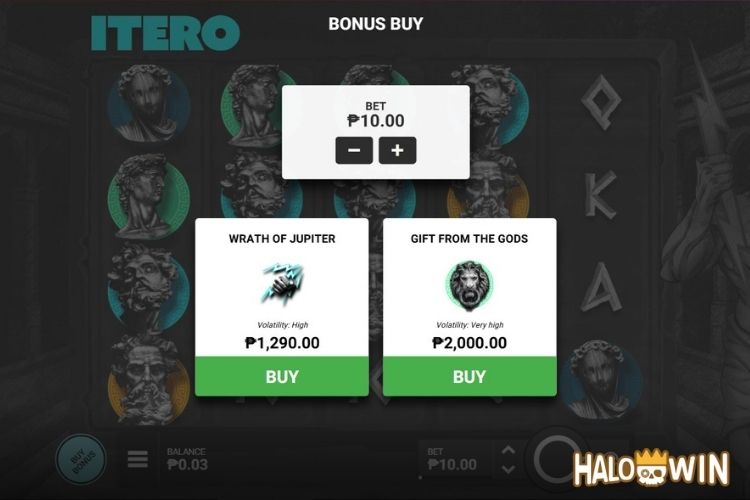 Itero Features: Bonus Buy