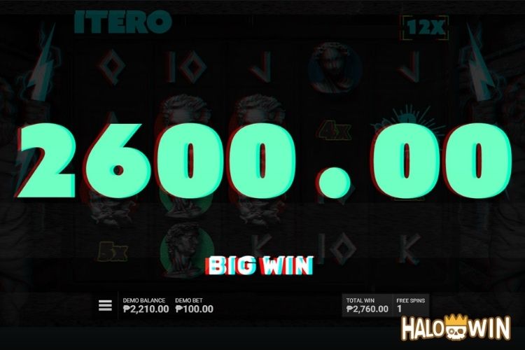 Bet 100 pesos and win 2,600 pesos on Itero Big Win.