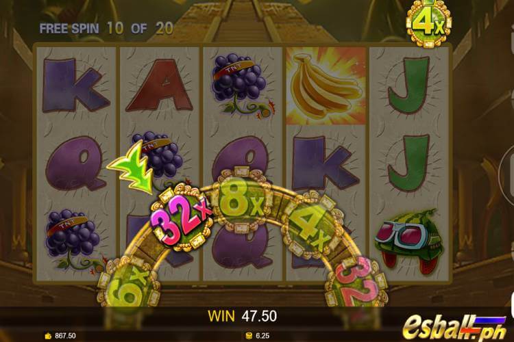 JDB Banana Saga Slot Game - Free Spin Bonus Game