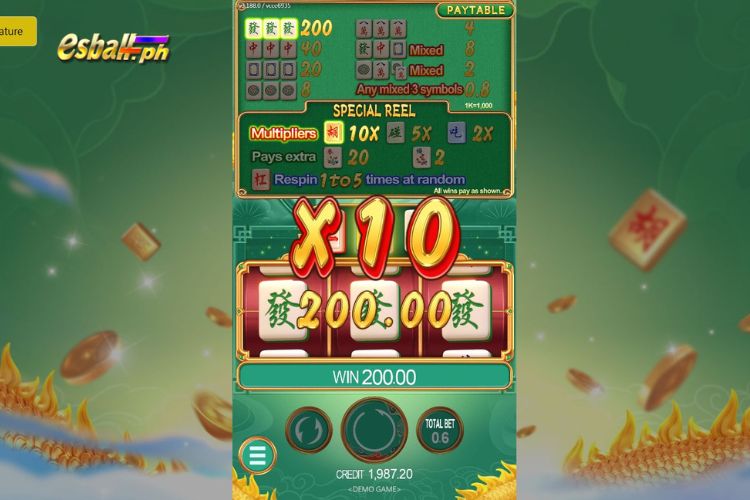 JDB Big Three Dragons Slot Features: Multiplier