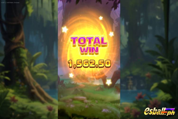 Bet 12.5 pesos and win 1,562.5 pesos on JDB Birds Party Free Spin Game.