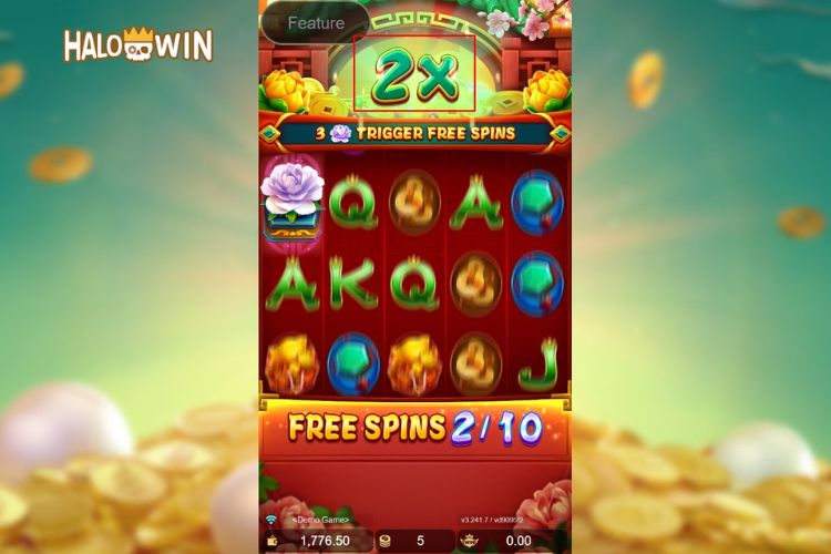 Blossom Of Wealth JDB Free Spins: Multiplier