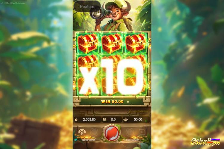 JDB Bull Treasure Slot - Full Screen Winnings x10