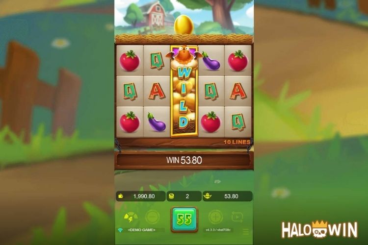 JDB Coo Coo Farm Slot Features: Mega Symbol