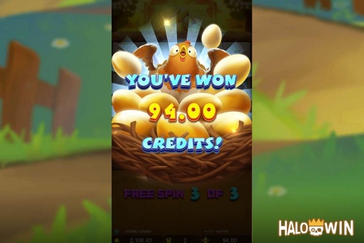 Coo Coo Farm Slot Free Spins Win ₱94.