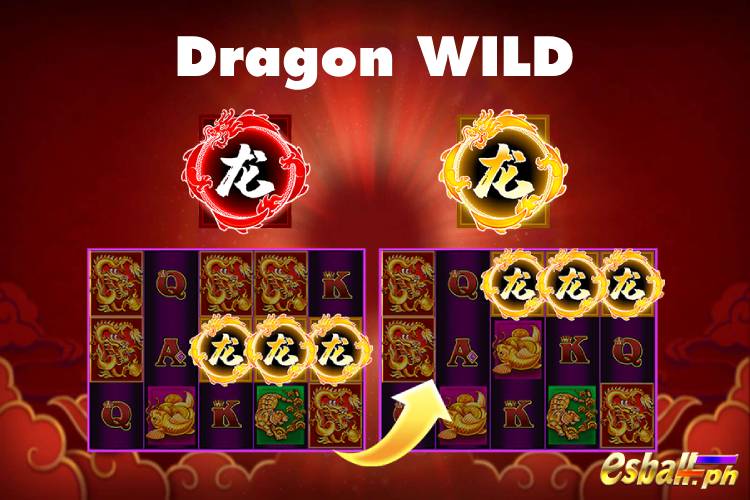 JDB Dragon Soar Slot Game - Dragon Wild Feature