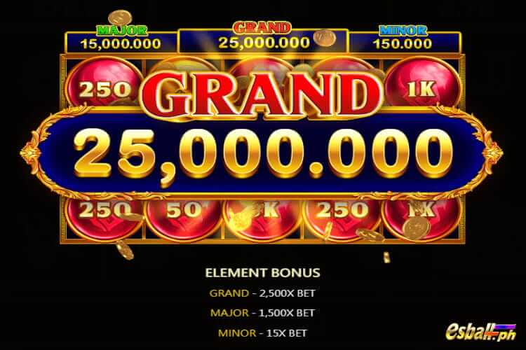 JDB Elemental Link Fire Slot Game - Elemental Respin Bonus Game 3