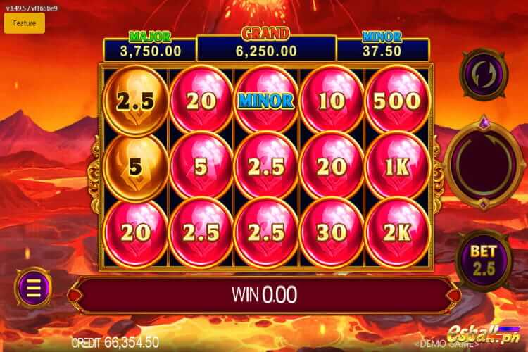 JDB Elemental Link Fire Slot Game - Elemental Respin Bonus Game