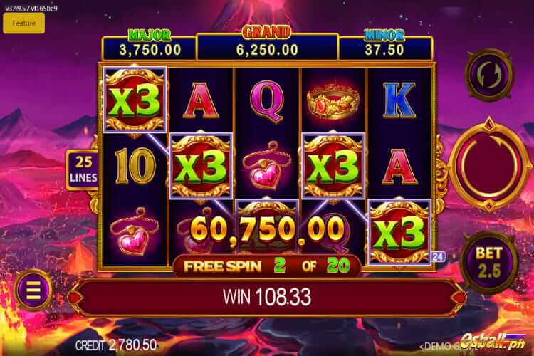 JDB Elemental Link Fire Slot Free Spin Bonus Game